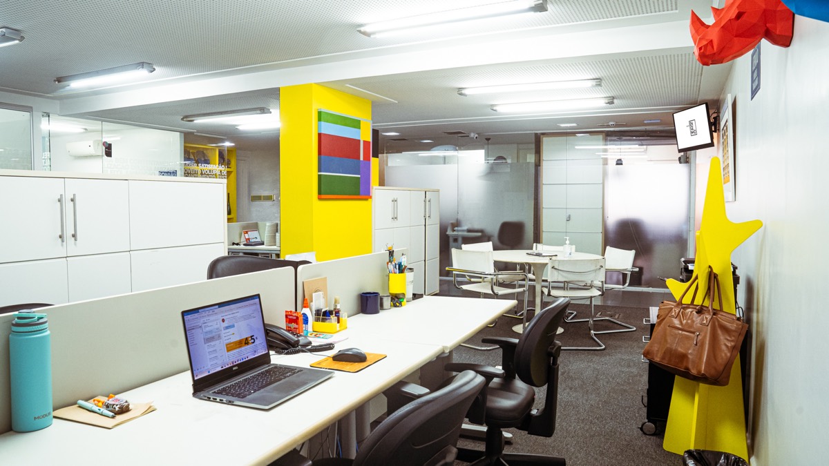 Espaço criativo do Grupo Engenho