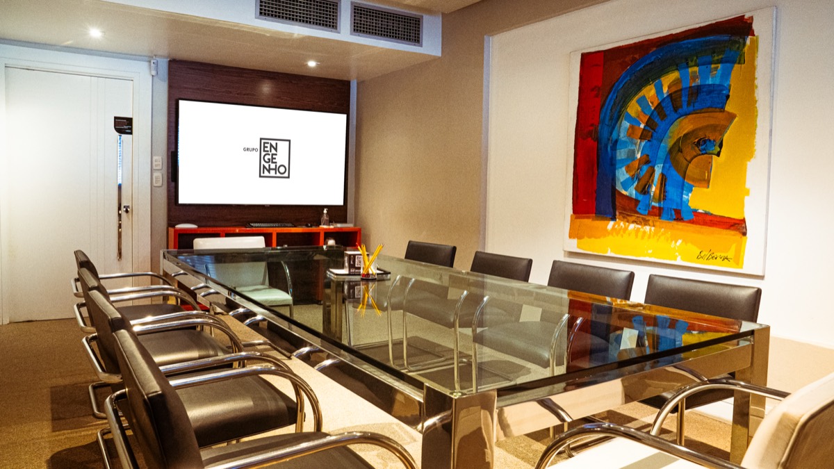 Sala de reunião do Grupo Engenho