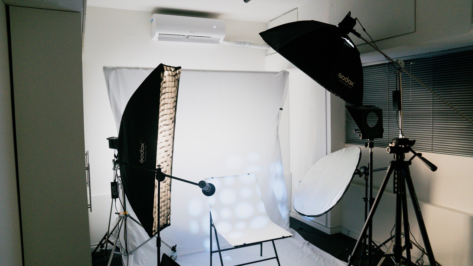 Set de gravação de vídeo